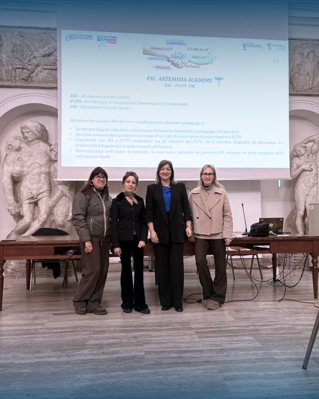 ⚖️ Avvio del percorso FSL Artemisia Lab Academy al Liceo Artistico Statale “Via di Ripetta” di Roma — foto 2